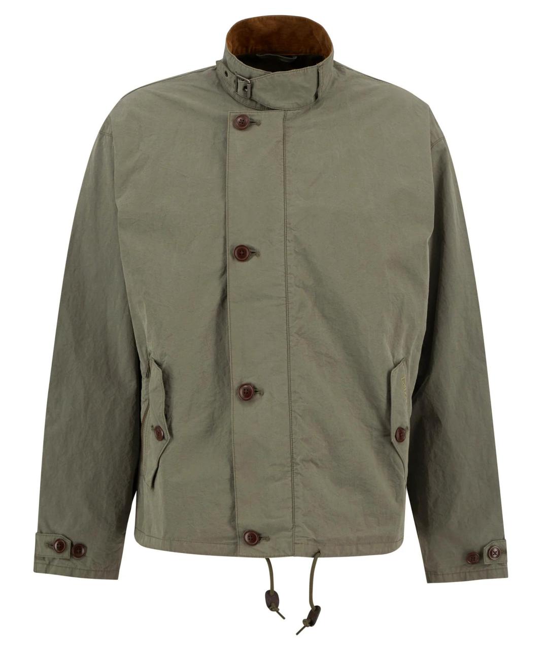 BARBOUR Хаки хлопковая куртка, фото 1