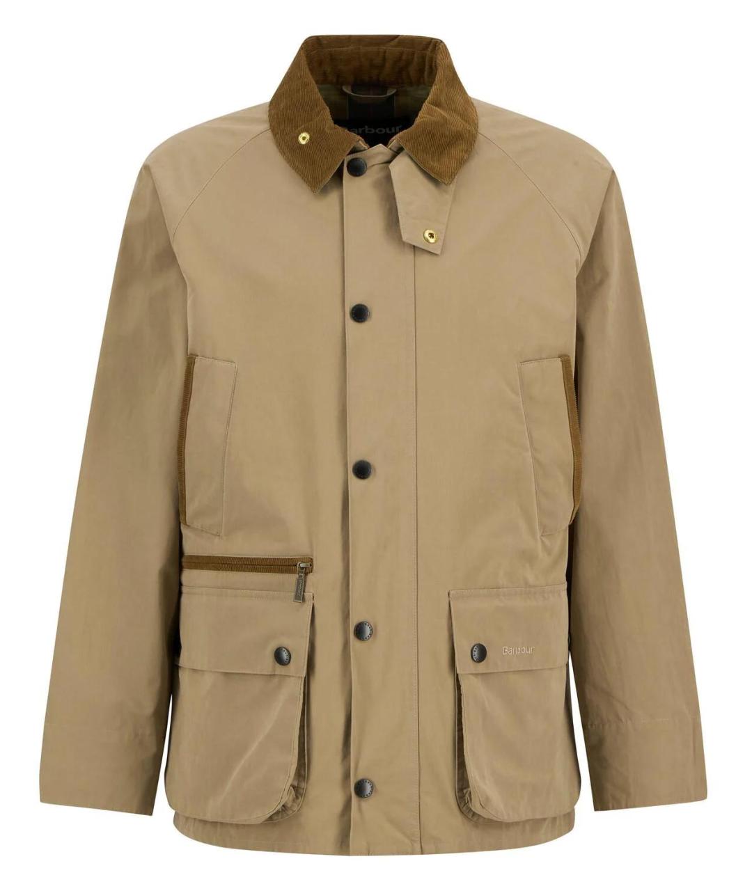 BARBOUR Хаки хлопковая куртка, фото 1