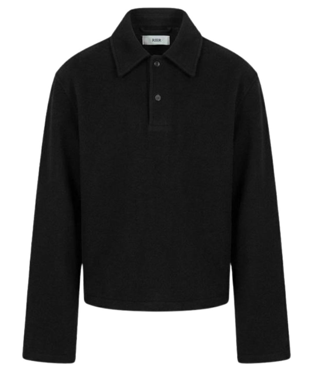 RIER Черный шерстяной джемпер / свитер, фото 1