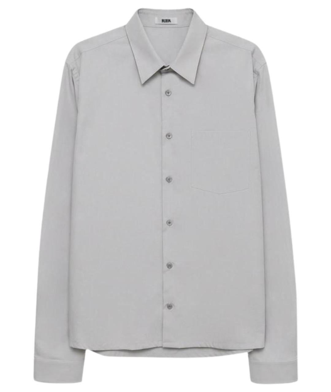 RIER Серая кэжуал рубашка, фото 1