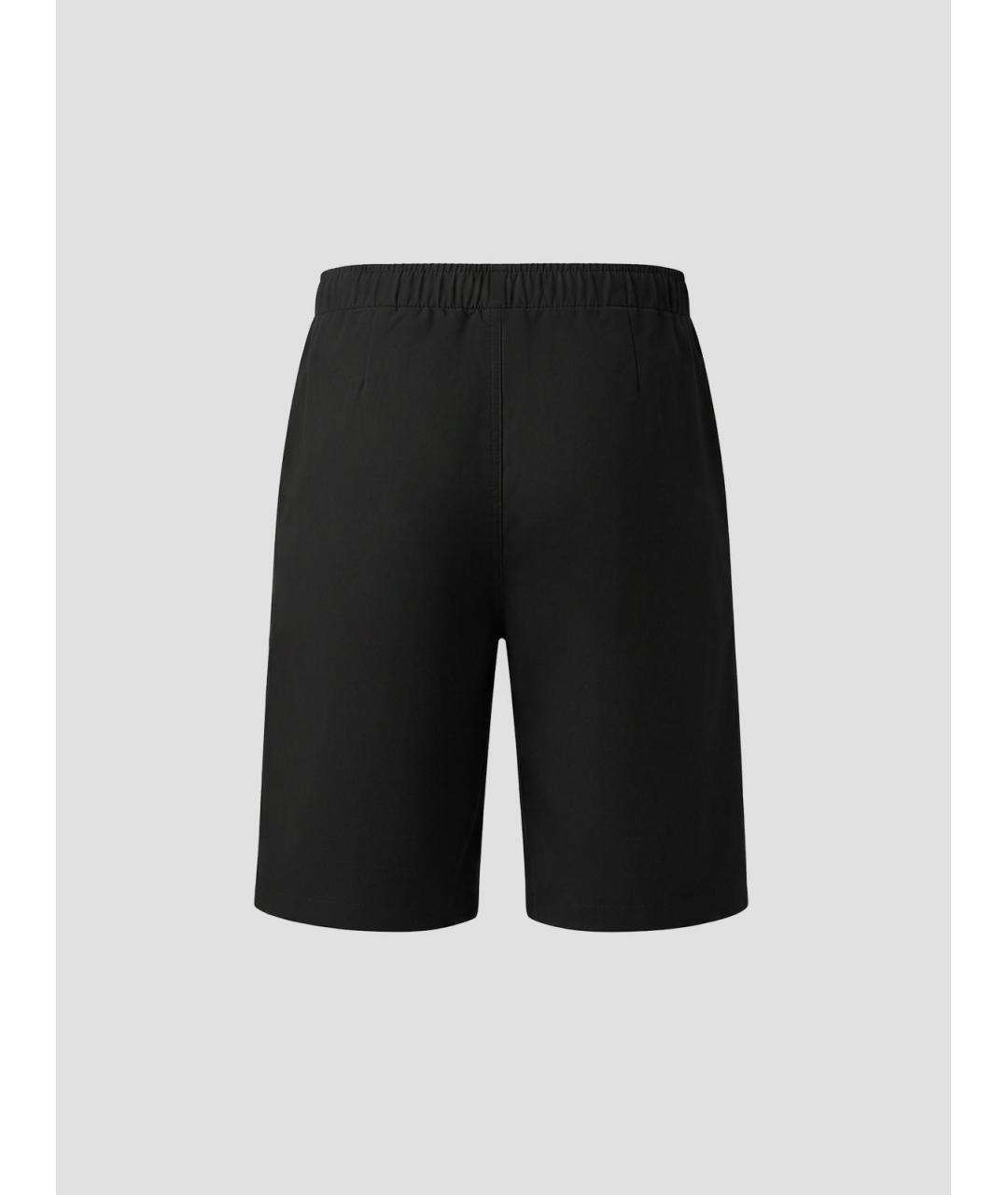 RIER Черные хлопковые шорты, фото 2