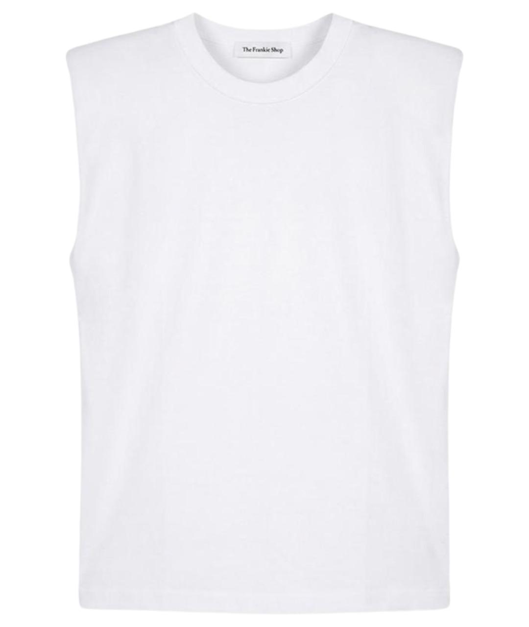 THE FRANKIE SHOP Белая хлопковая майка, фото 1
