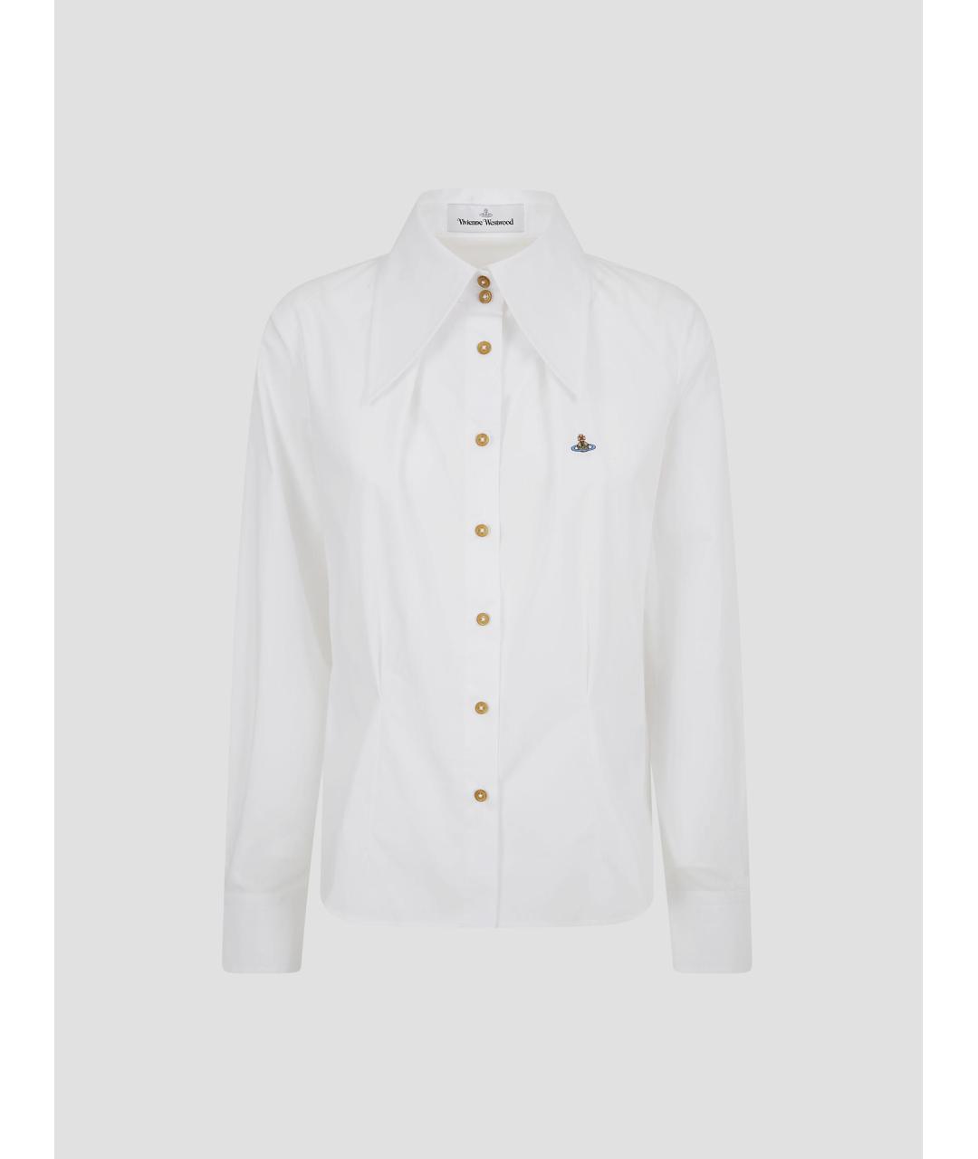 VIVIENNE WESTWOOD Белая хлопковая рубашка, фото 4