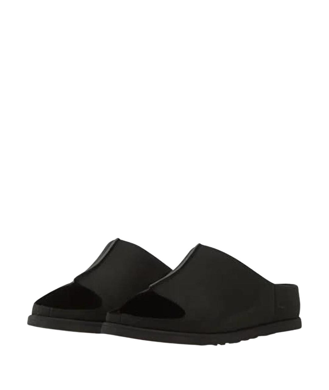 UGG AUSTRALIA Черные замшевые сандалии, фото 2