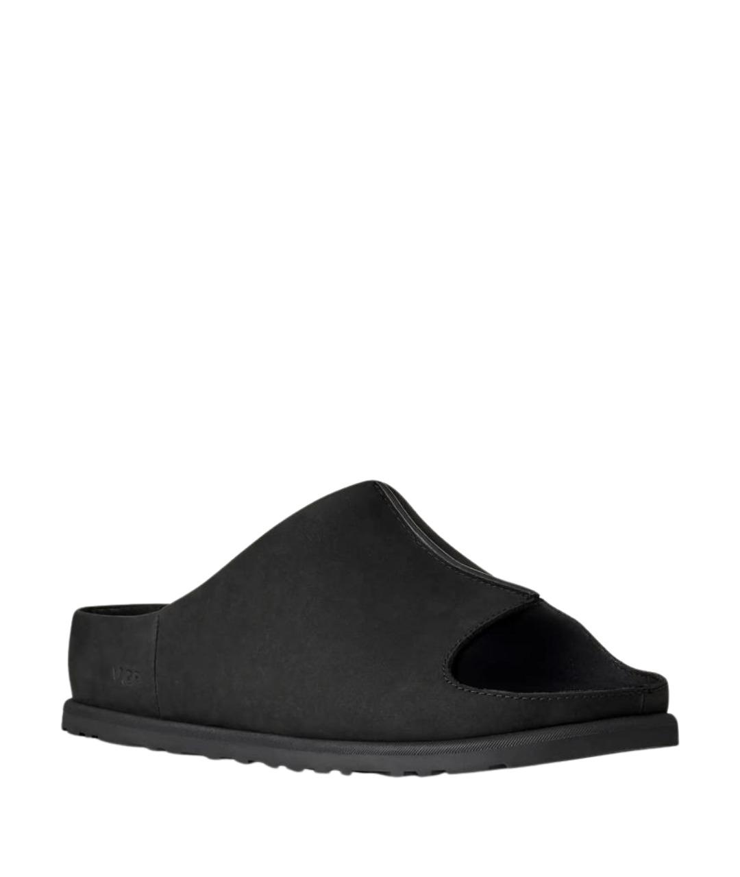 UGG AUSTRALIA Черные замшевые сандалии, фото 1