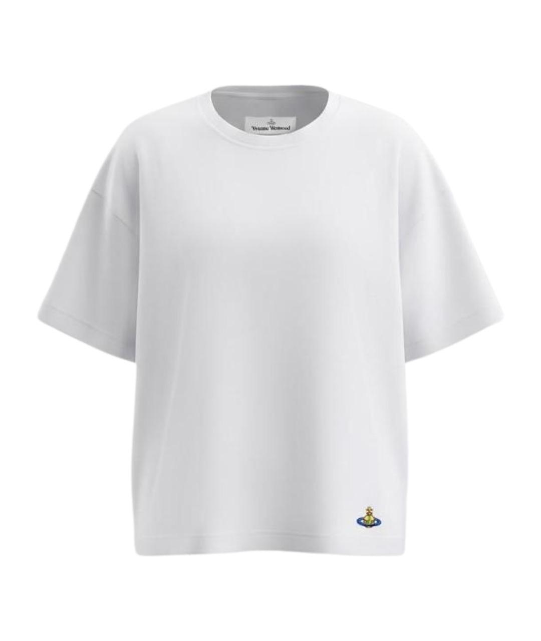 VIVIENNE WESTWOOD Белая хлопковая футболка, фото 1