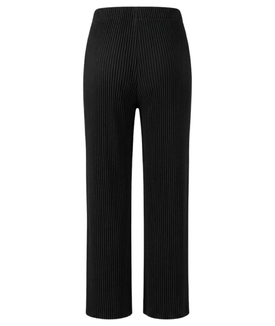 HOMME PLISSE ISSEY MIYAKE Черные классические брюки, фото 2