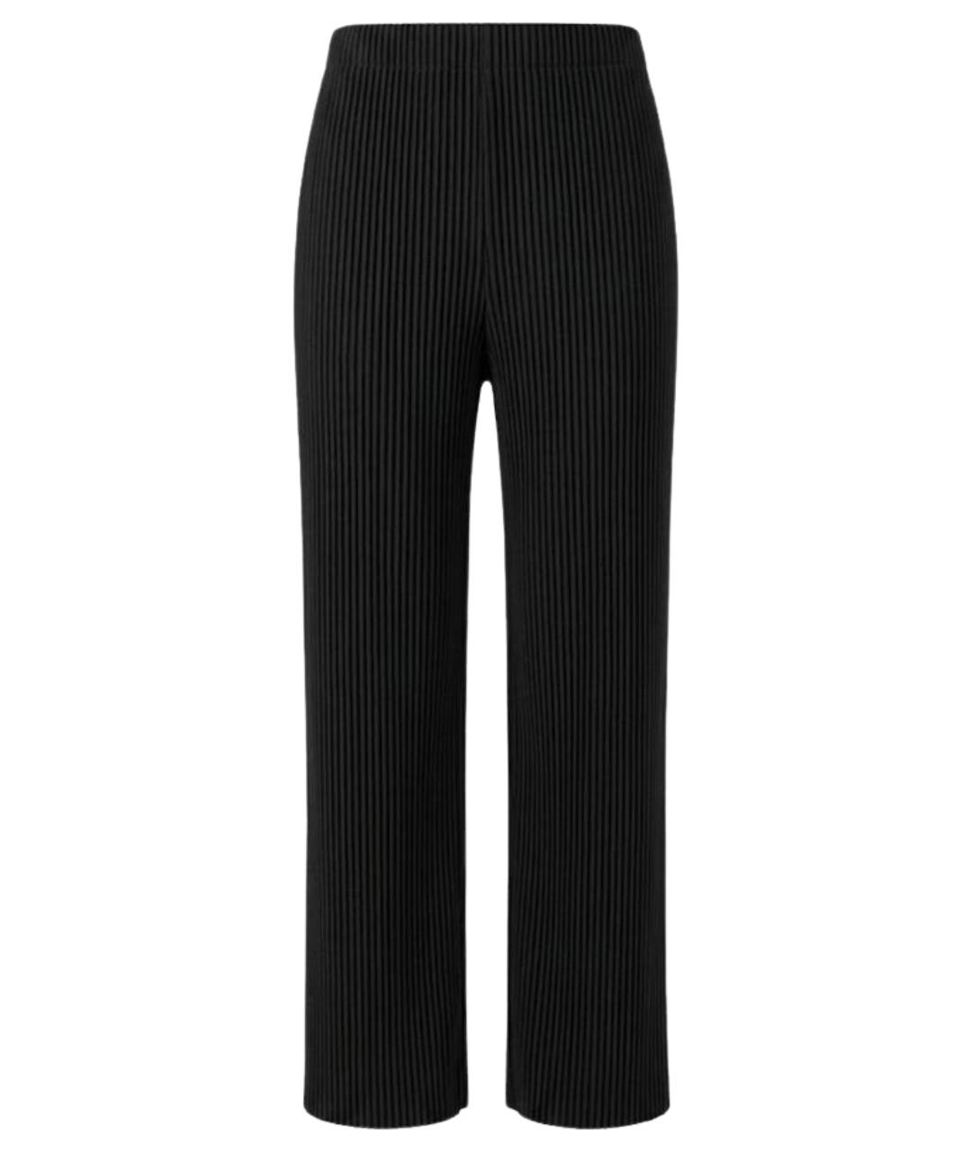 HOMME PLISSE ISSEY MIYAKE Черные классические брюки, фото 1