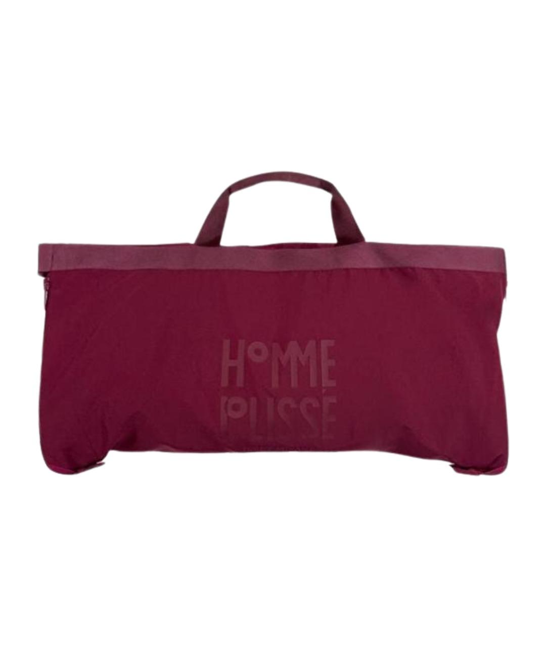 HOMME PLISSE ISSEY MIYAKE Бордовая куртка, фото 4