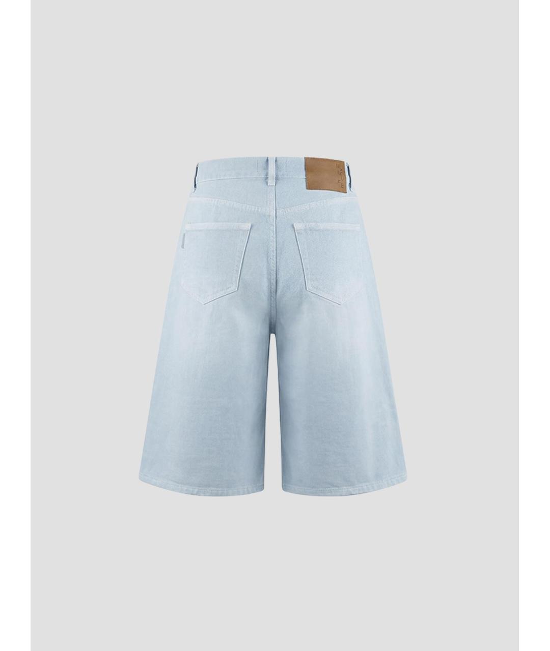 HAIKURE Голубые хлопковые прямые джинсы, фото 2