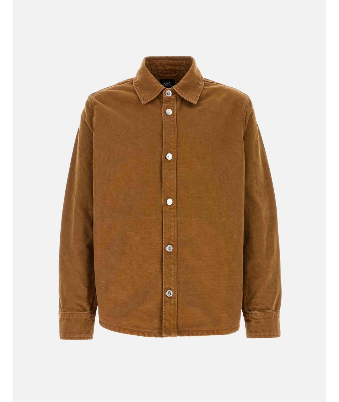 A.P.C. Коричневая хлопковая куртка, фото 3