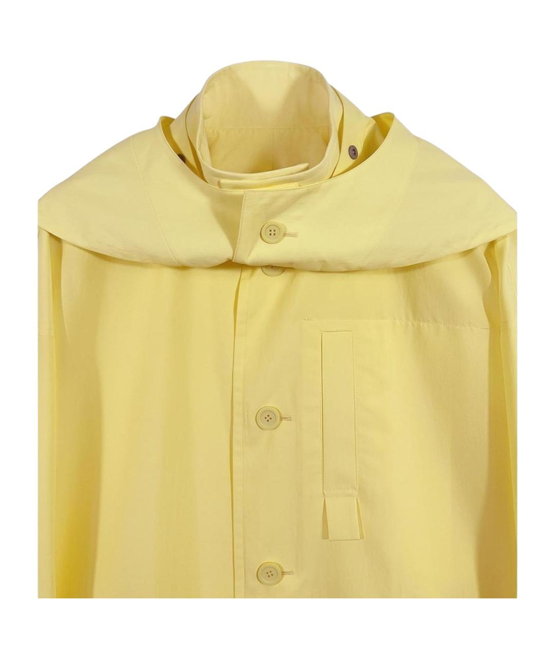 HOMME PLISSE ISSEY MIYAKE Желтая куртка, фото 3