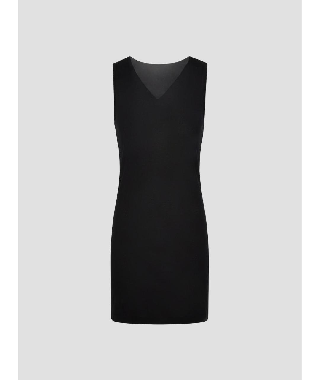 RICK OWENS Черная хлопковая майка, фото 2