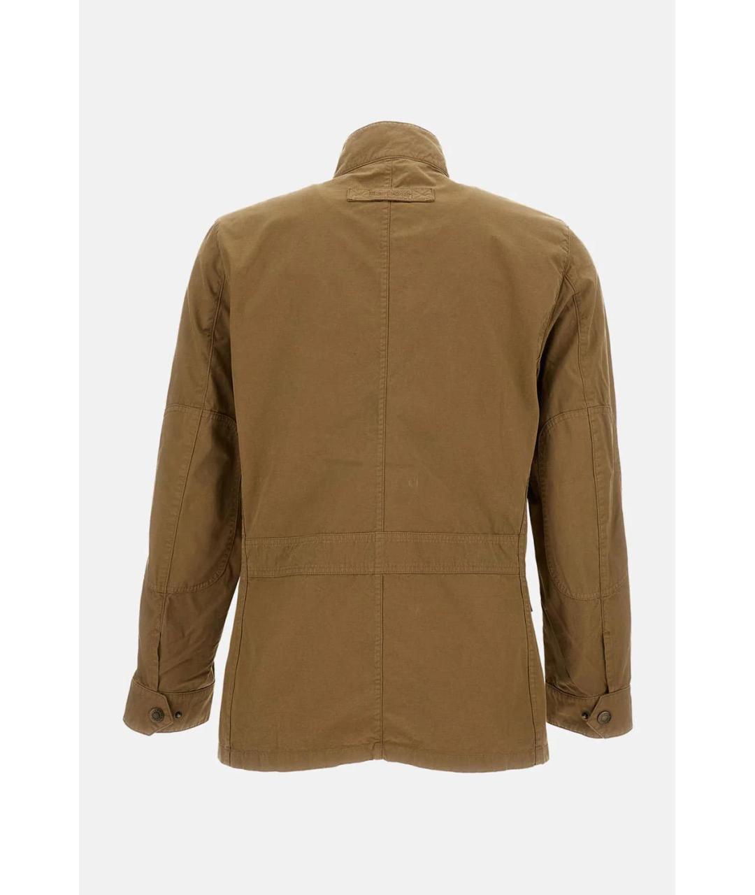 BARBOUR Бежевая хлопковая куртка, фото 2