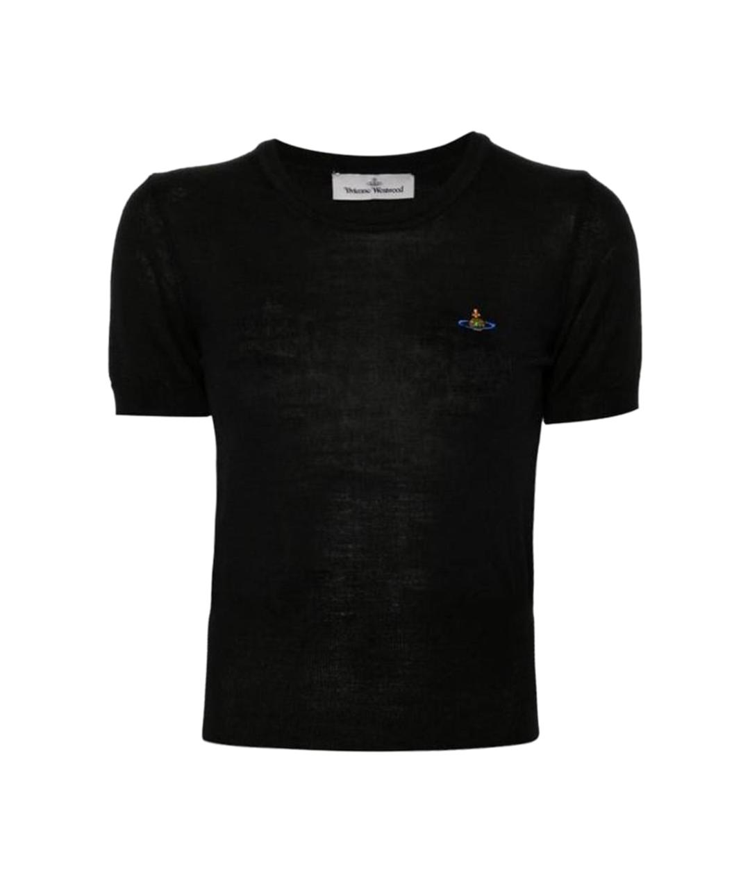 VIVIENNE WESTWOOD Черный шерстяной джемпер / свитер, фото 1