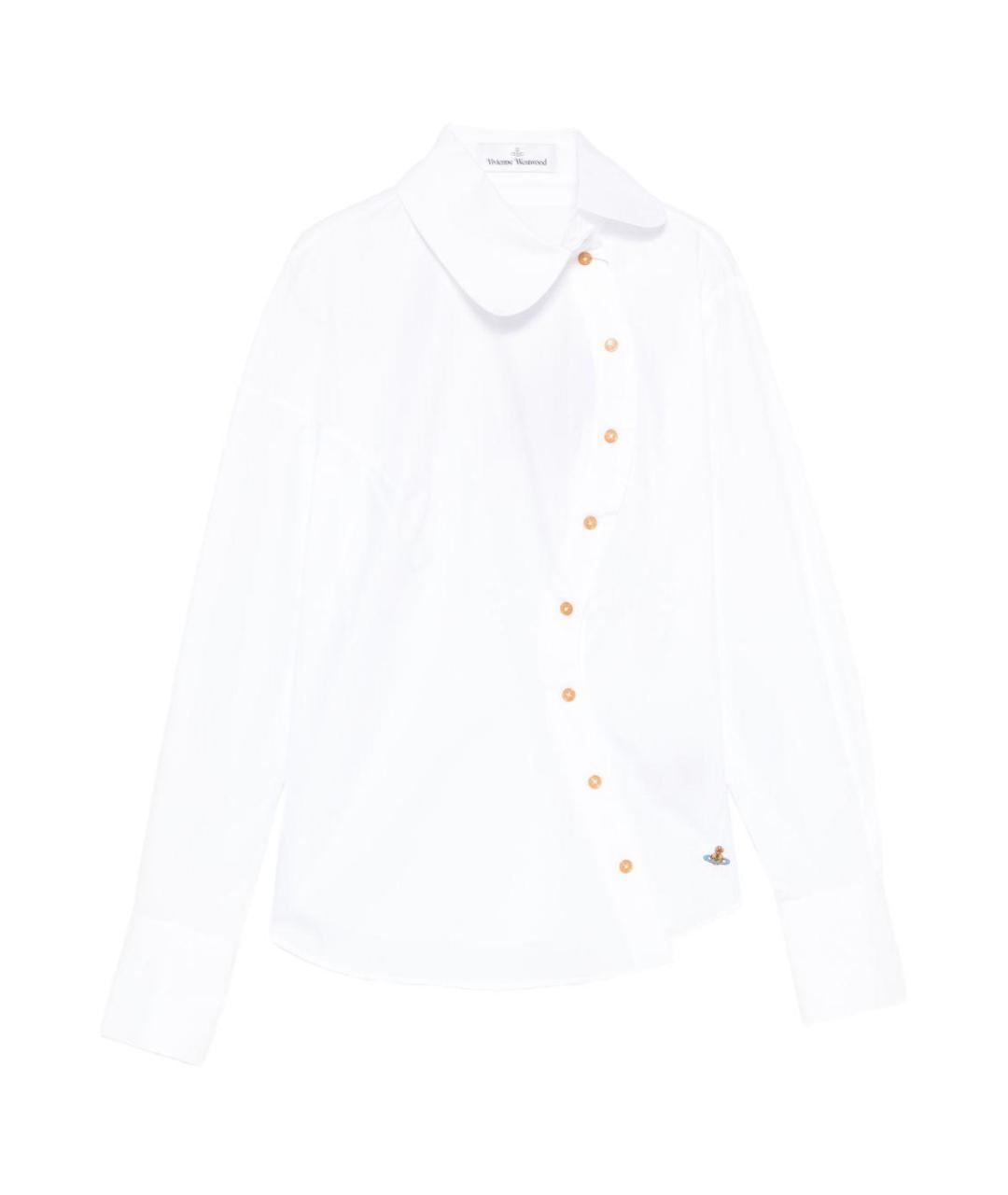 VIVIENNE WESTWOOD Белая хлопковая рубашка, фото 1