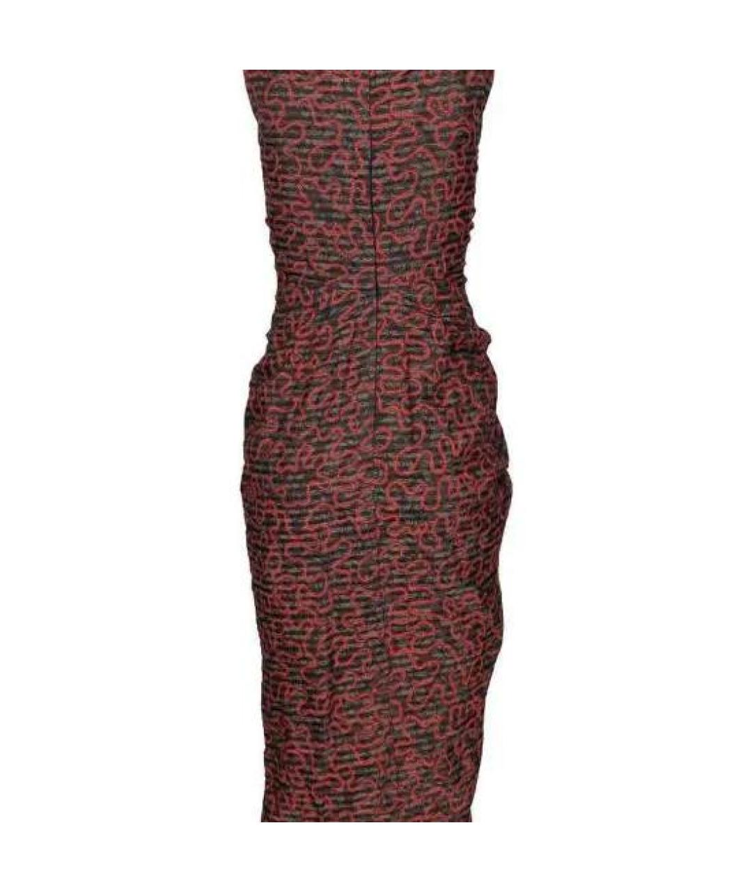 VIVIENNE WESTWOOD Мульти хлопковое коктейльное платье, фото 2