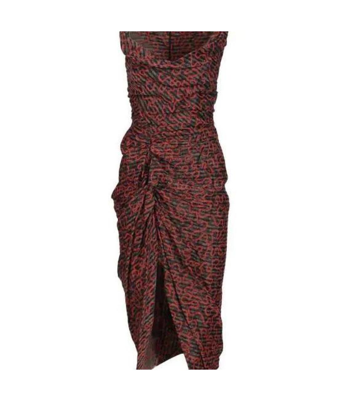 VIVIENNE WESTWOOD Мульти хлопковое коктейльное платье, фото 1