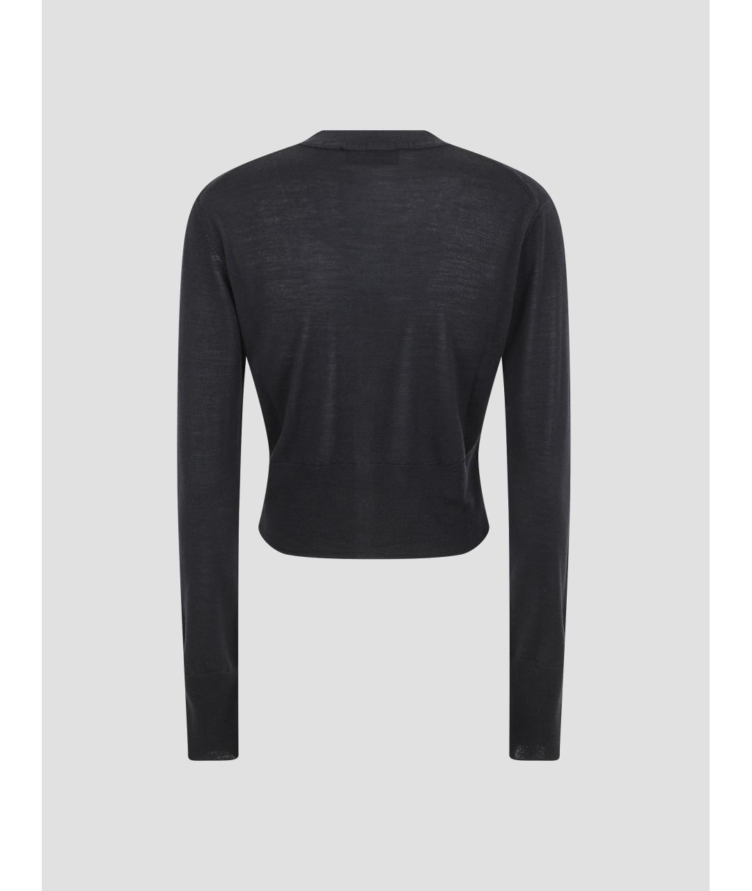 VIVIENNE WESTWOOD Черный шерстяной кардиган, фото 2