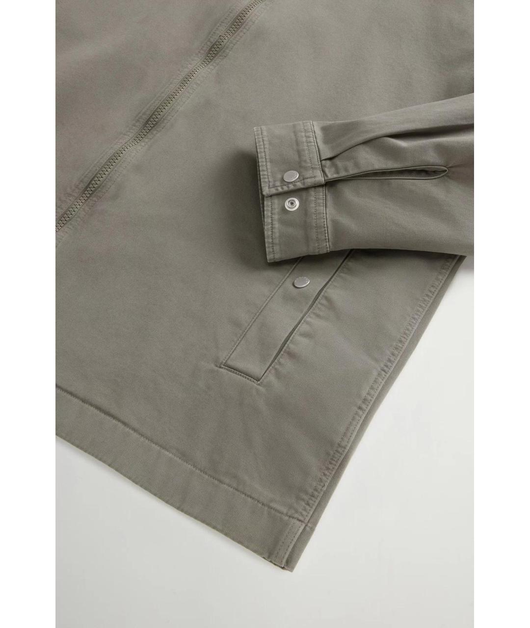 WOOLRICH Хаки хлопковая куртка, фото 3