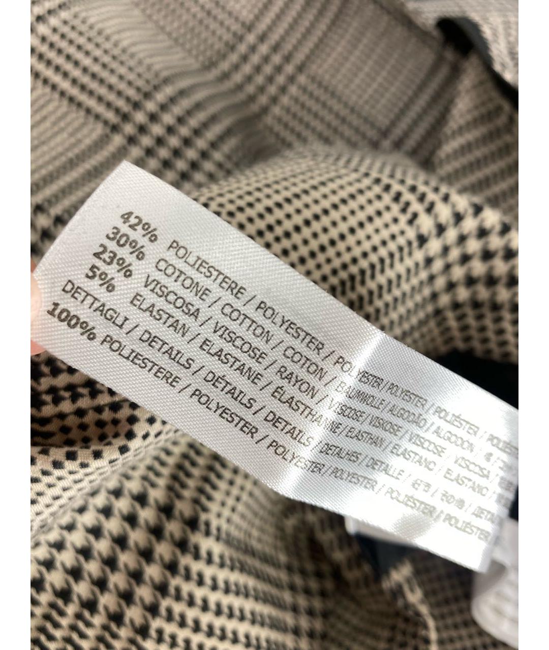 TWIN-SET Серый полиэстеровый тренч/плащ, фото 7