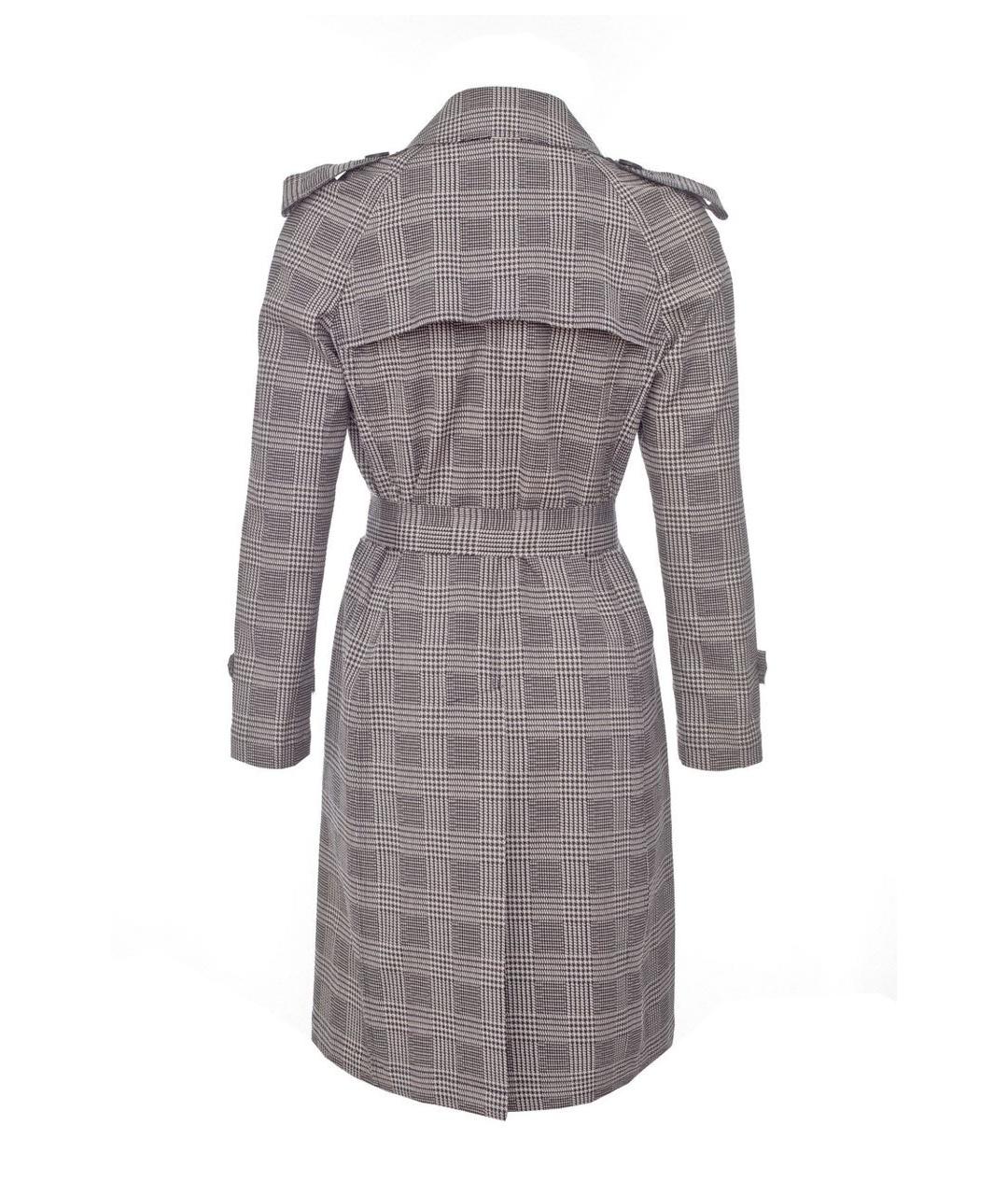 TWIN-SET Серый полиэстеровый тренч/плащ, фото 3