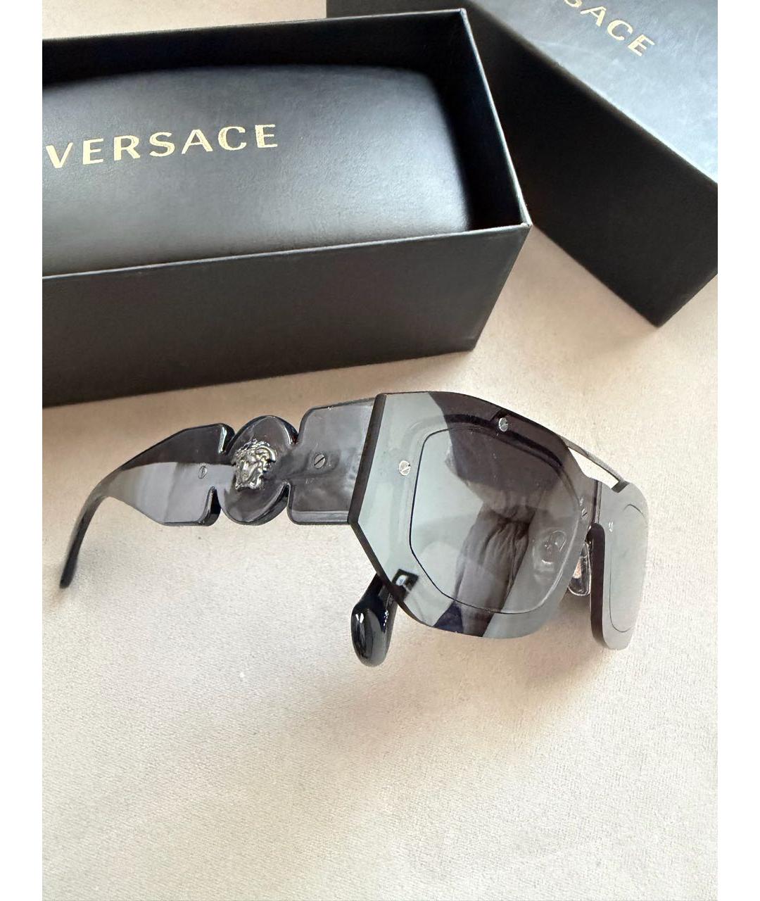 VERSACE Серебряные солнцезащитные очки, фото 7