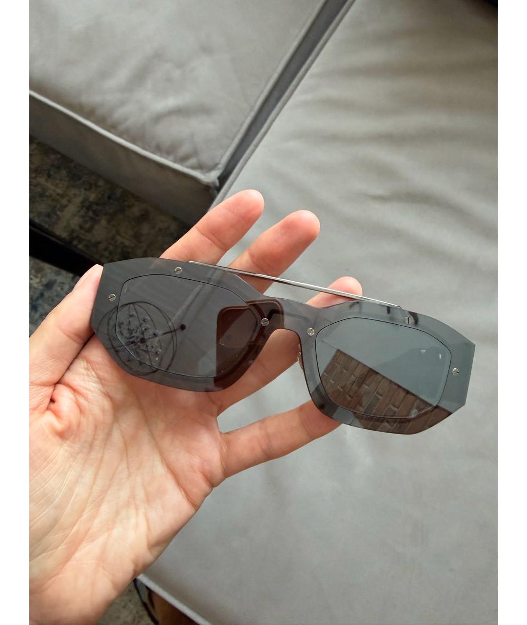 VERSACE Серебряные солнцезащитные очки, фото 4