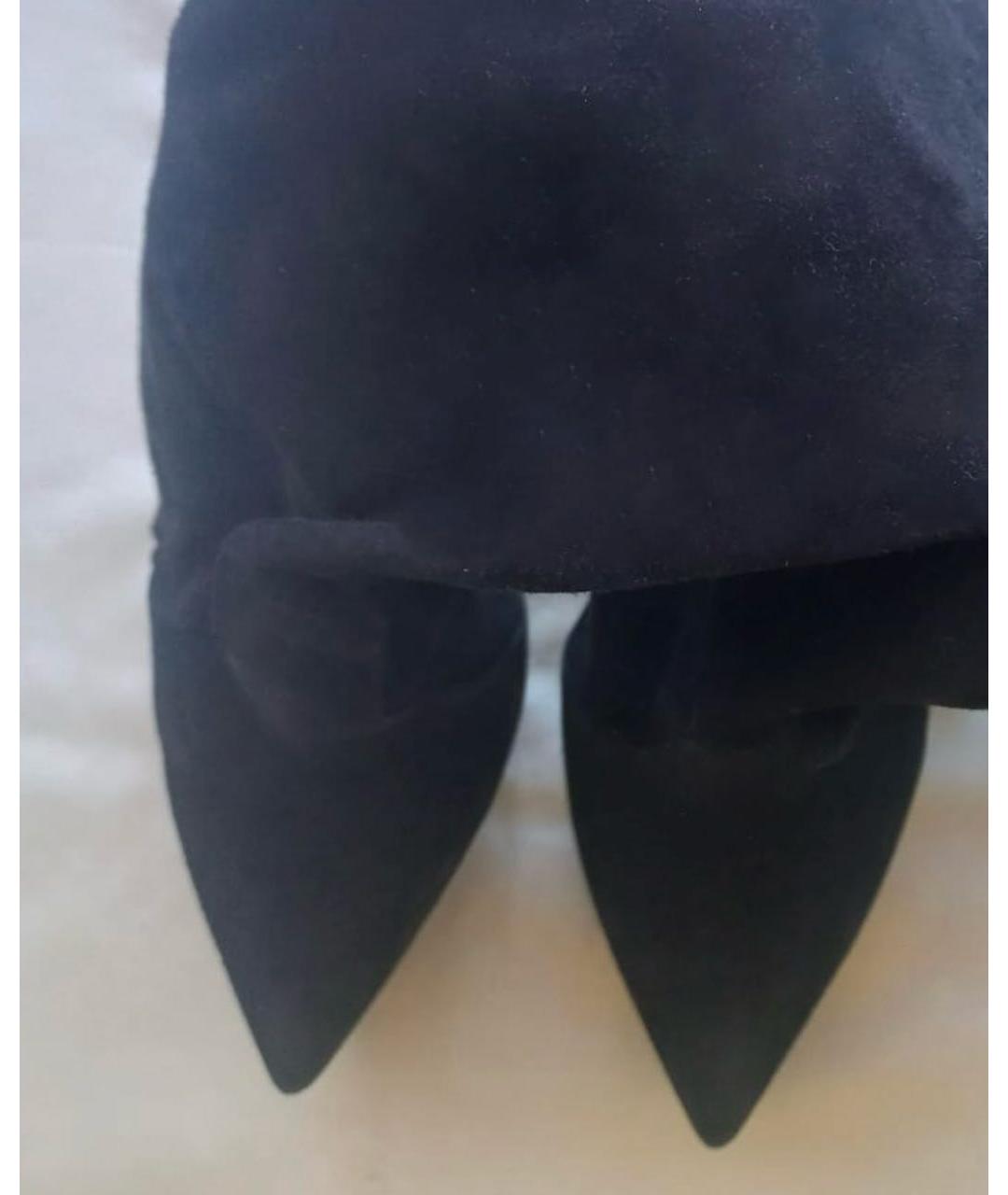 CASADEI Черные замшевые ботинки, фото 3