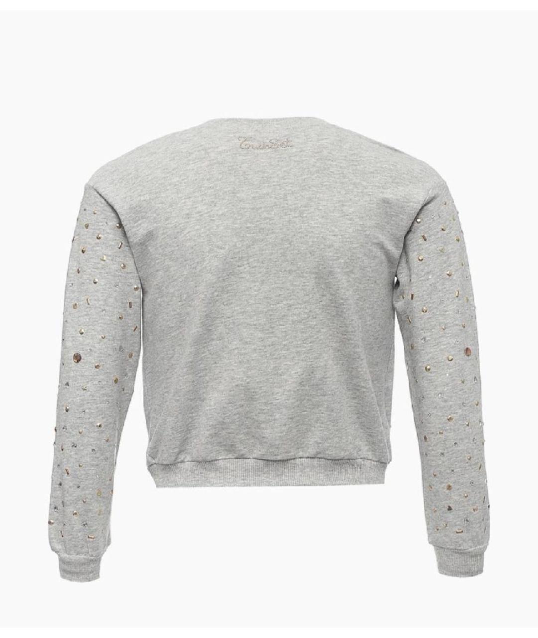 TWIN-SET Серый хлопковый жакет / жилет, фото 2