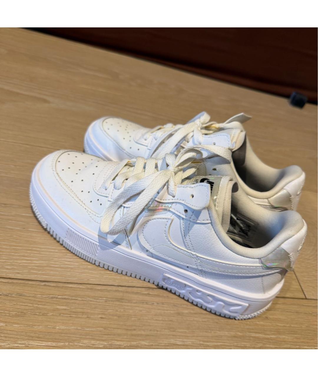 NIKE Белые кожаные кеды, фото 7