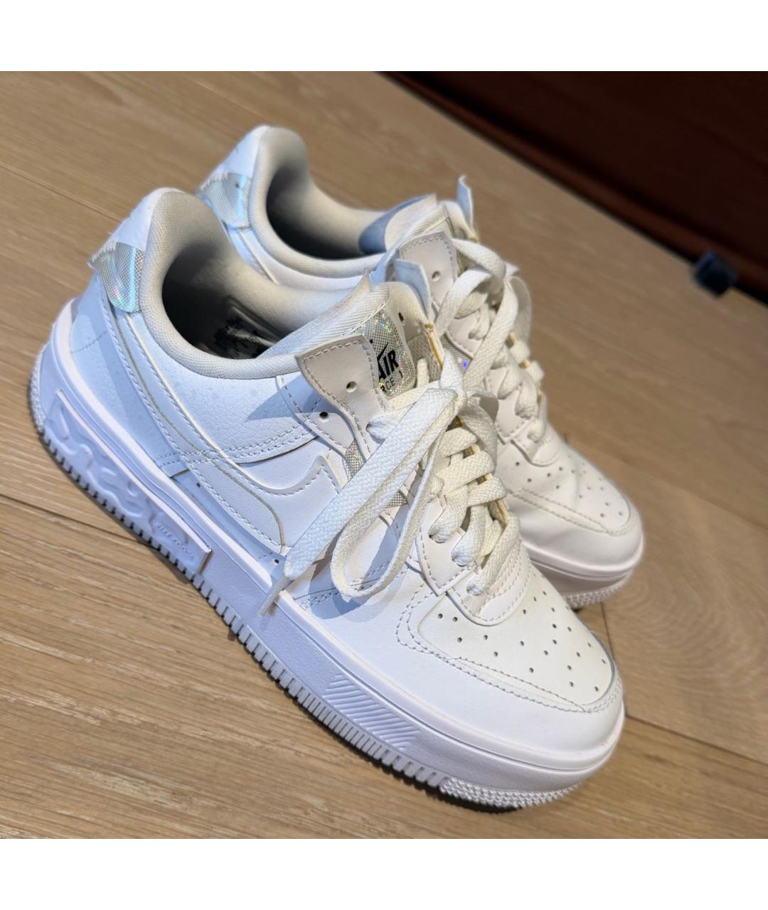 NIKE Белые кожаные кеды, фото 4