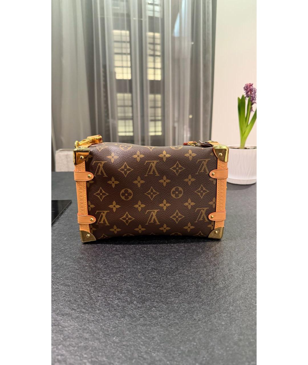 LOUIS VUITTON Коричневая сумка с короткими ручками, фото 2