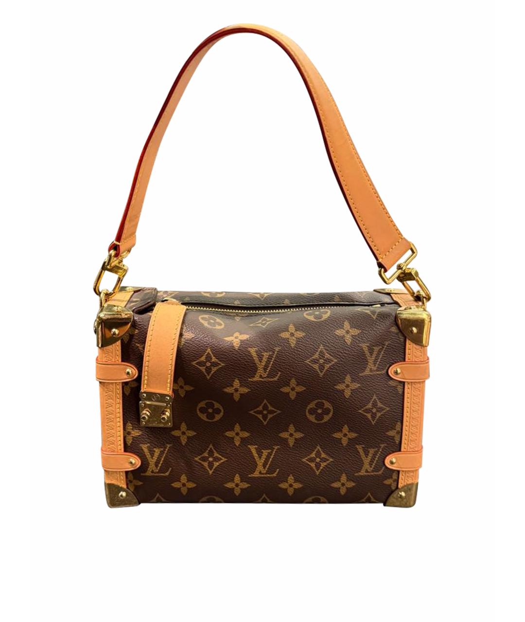 LOUIS VUITTON Коричневая сумка с короткими ручками, фото 1