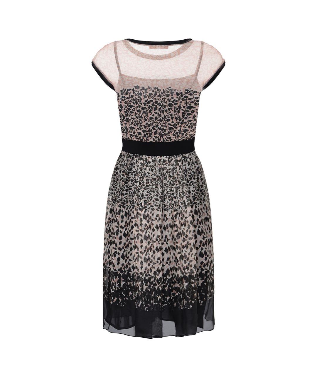 MAX MARA STUDIO Мульти шелковое коктейльное платье, фото 2