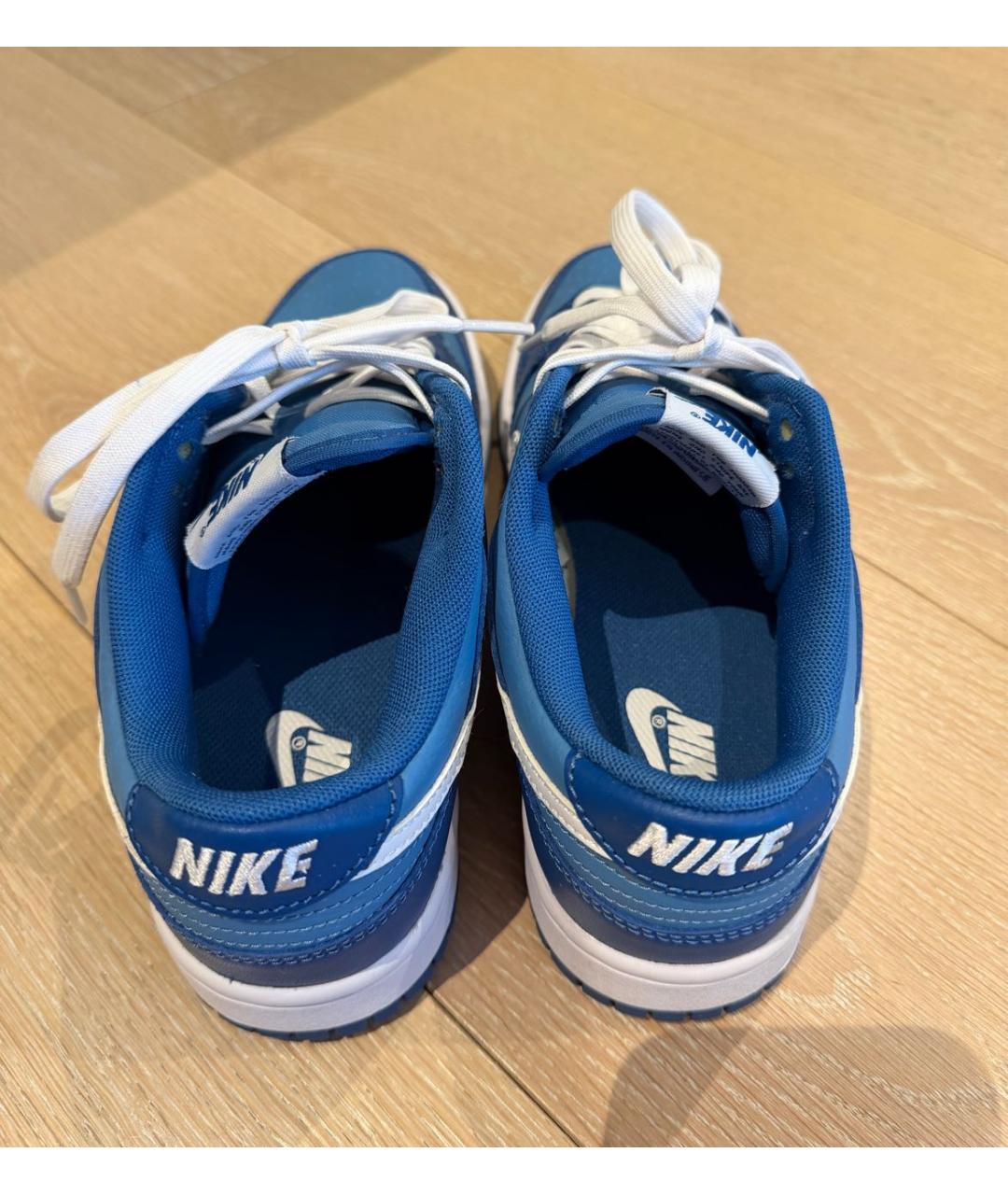 NIKE Синие кожаные кеды, фото 3