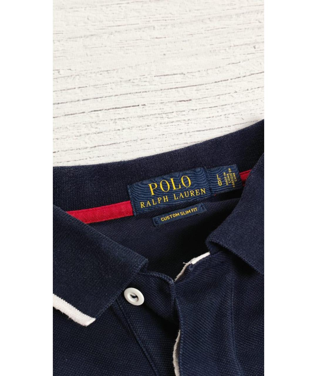 POLO RALPH LAUREN Белое хлопковое поло с коротким рукавом, фото 3