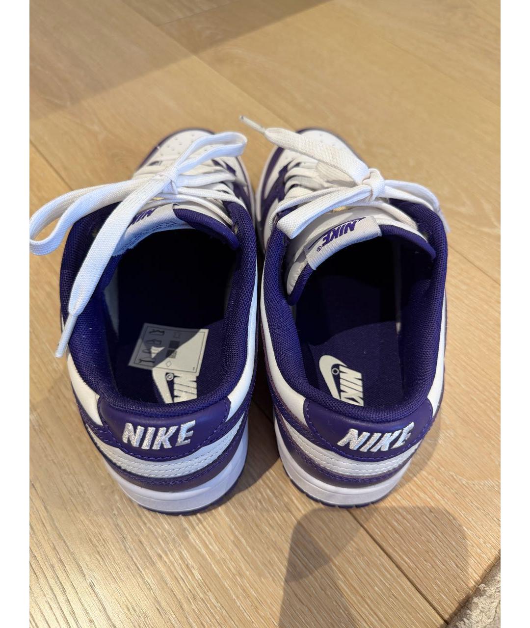 NIKE Фиолетовые кожаные кеды, фото 3