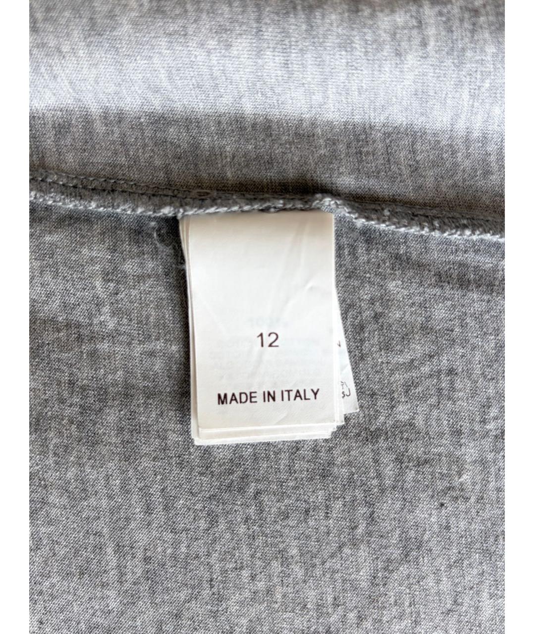 BRUNELLO CUCINELLI Серый хлопковый детская футболка / топ, фото 5