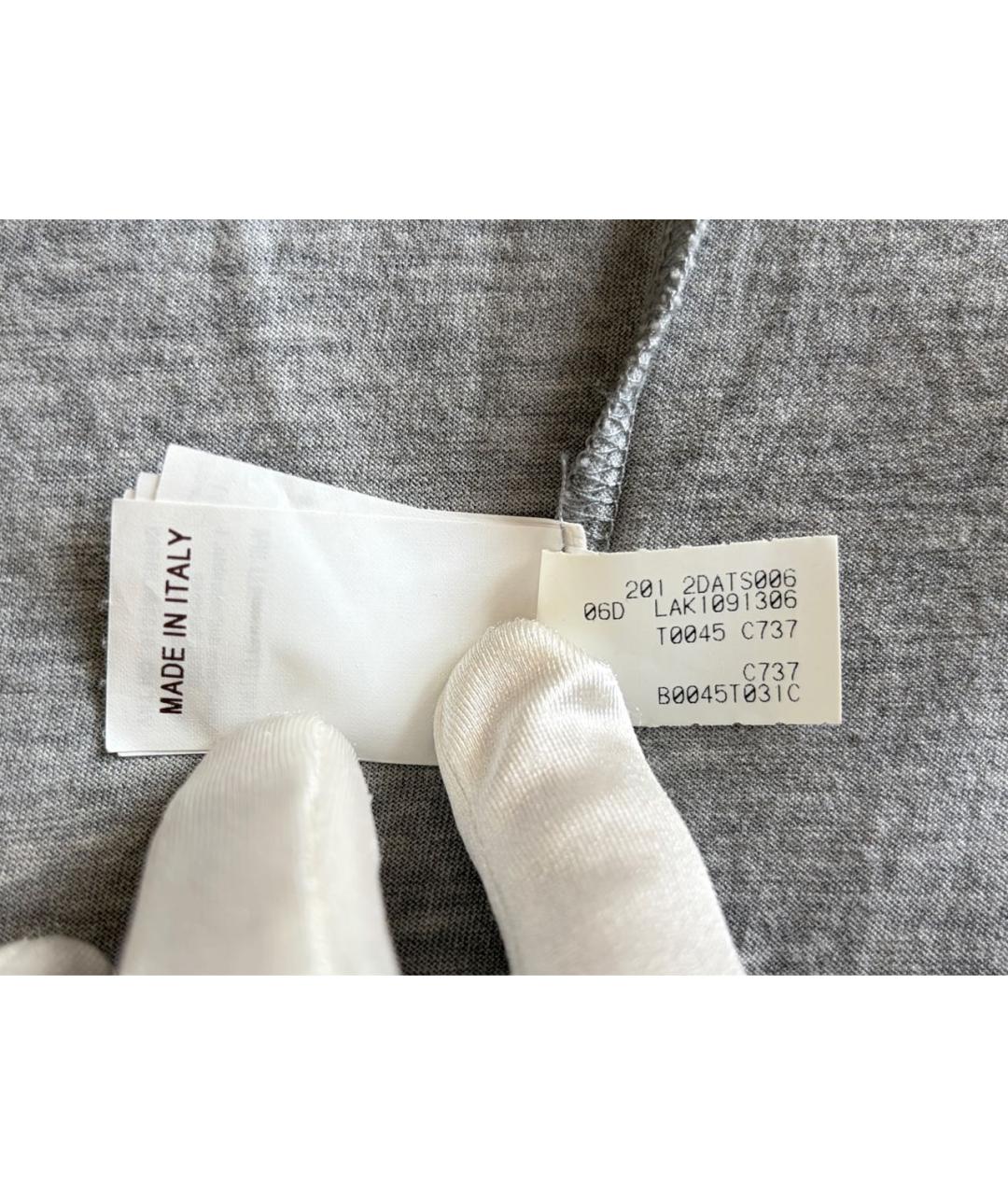 BRUNELLO CUCINELLI Серый хлопковый детская футболка / топ, фото 6