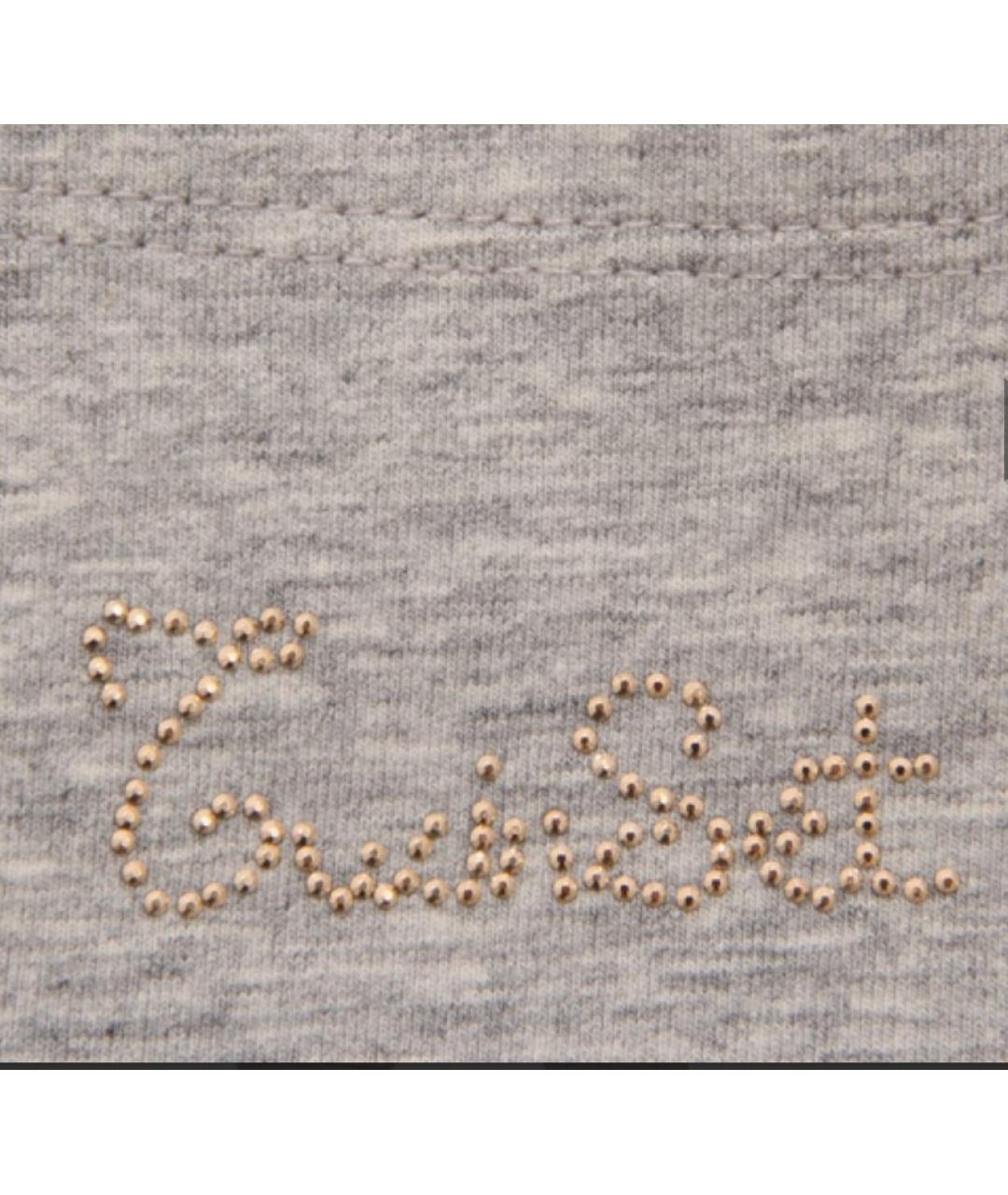 TWIN-SET Серые хлопковые брюки и шорты, фото 4