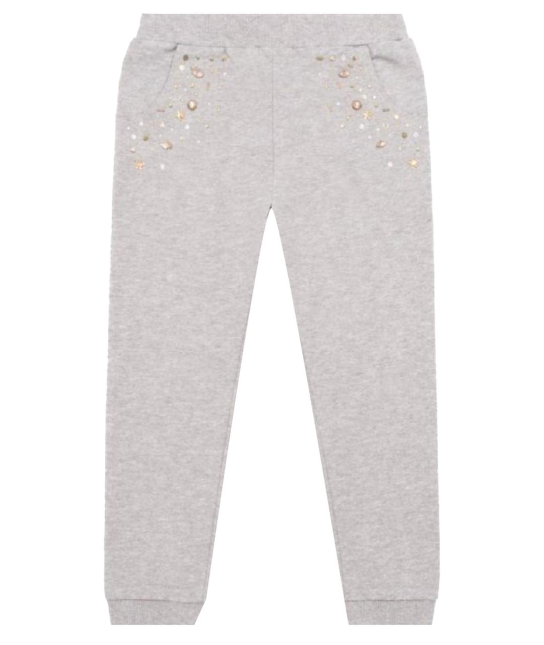 TWIN-SET Серые хлопковые брюки и шорты, фото 1