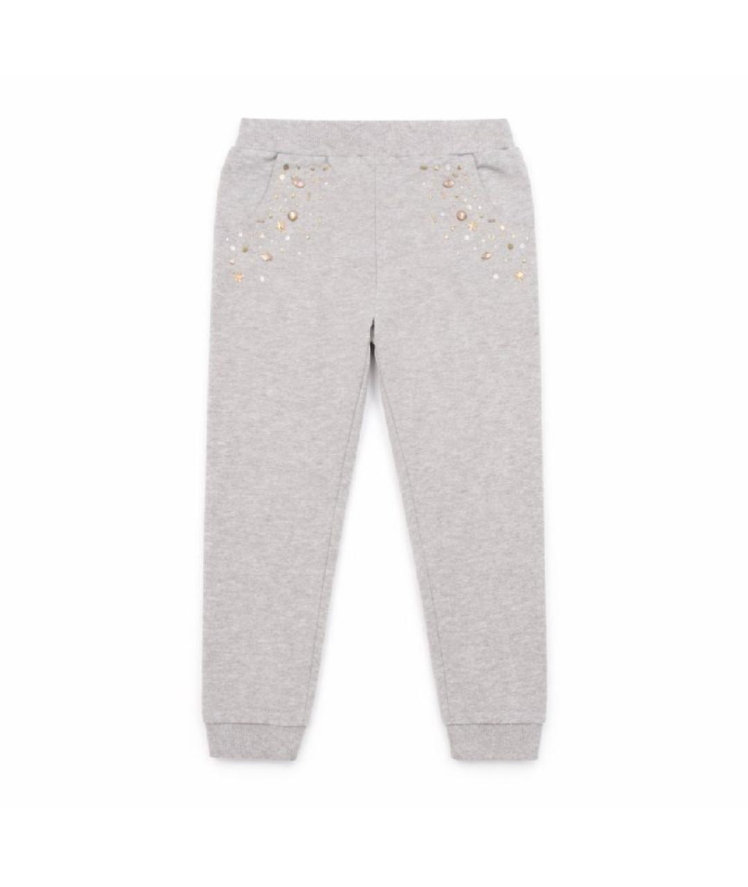 TWIN-SET Серые хлопковые брюки и шорты, фото 5