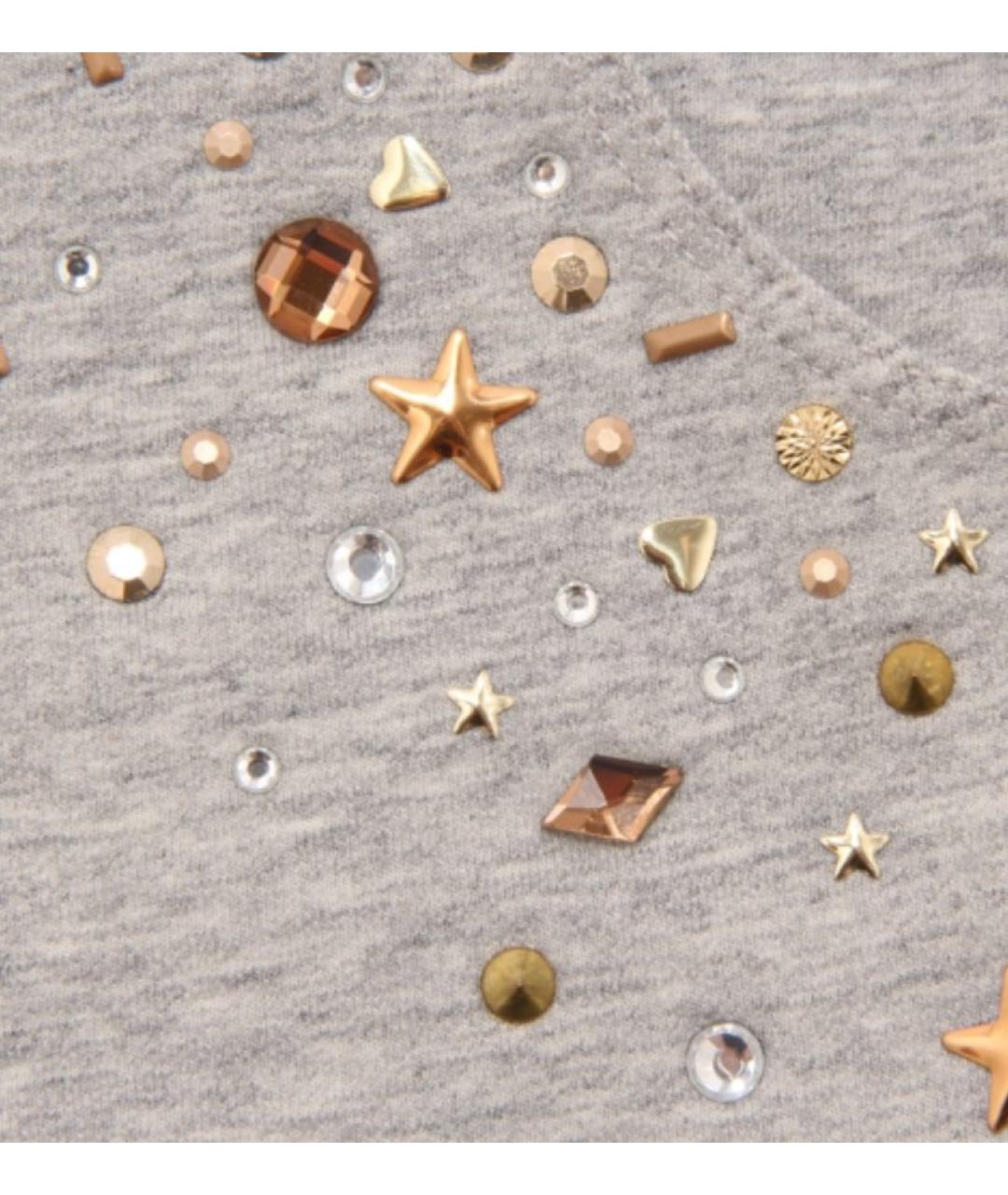 TWIN-SET Серые хлопковые брюки и шорты, фото 3