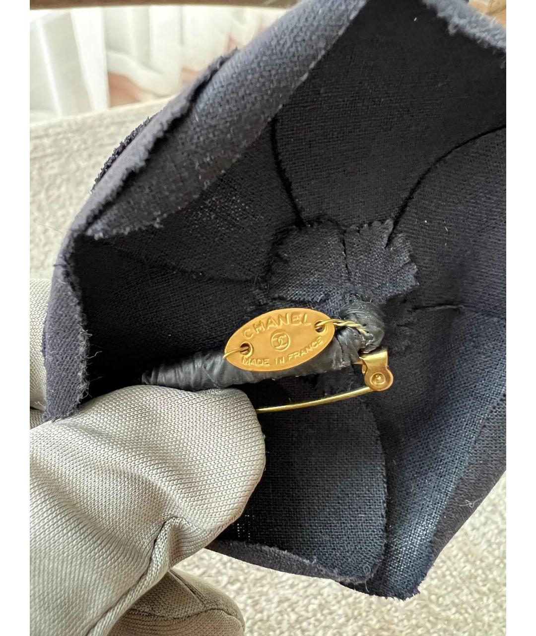CHANEL Черная булавка / брошь, фото 3