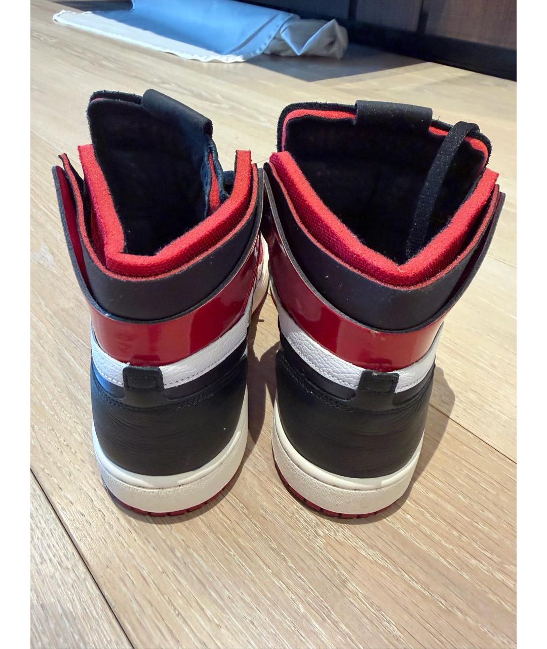 NIKE Красные кожаные кеды, фото 3