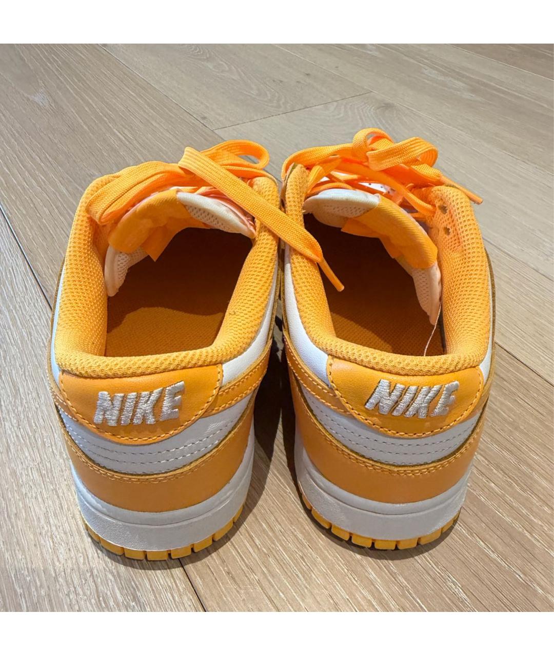 NIKE Желтые кожаные кеды, фото 3