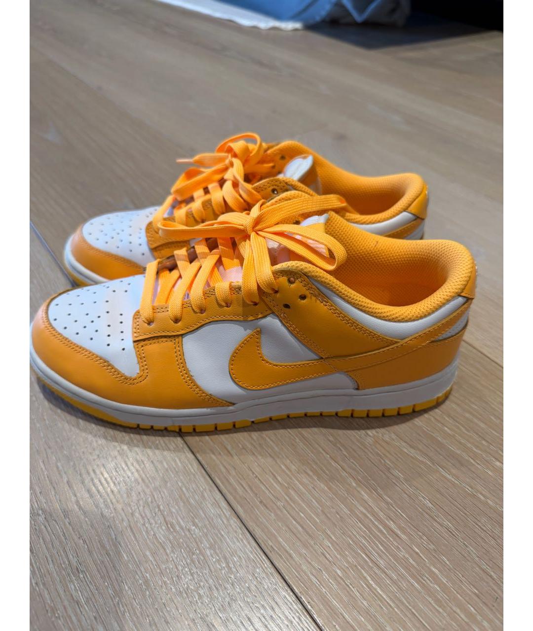 NIKE Желтые кожаные кеды, фото 2