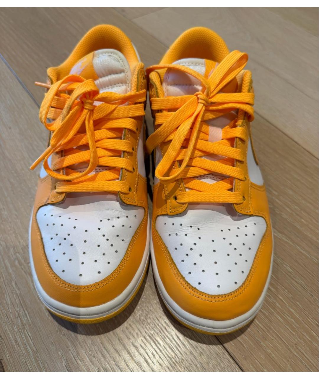 NIKE Желтые кожаные кеды, фото 6