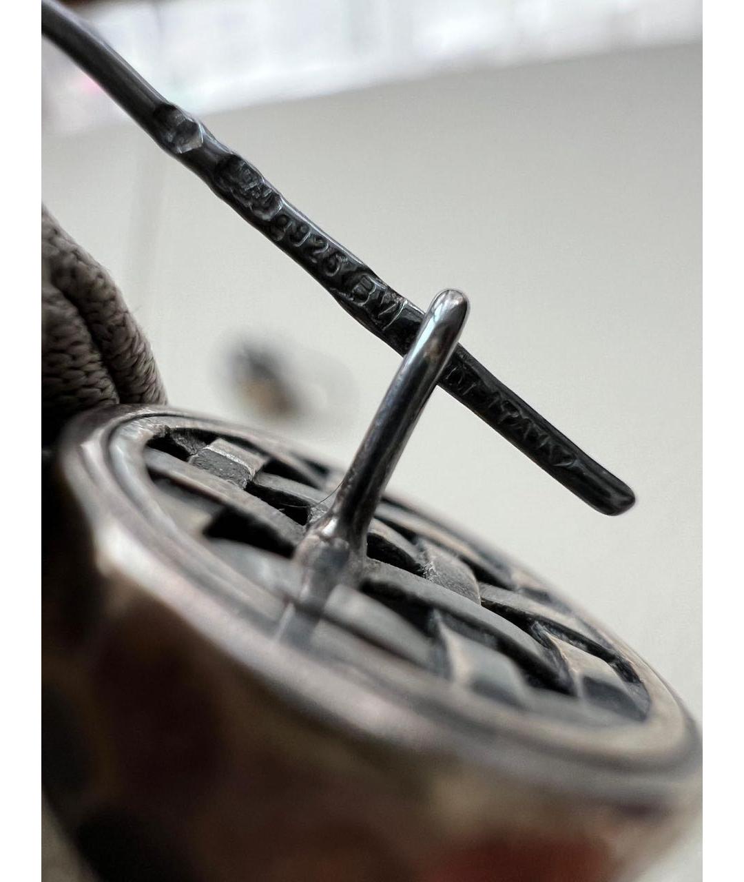 BOTTEGA VENETA Белые серьги, фото 5